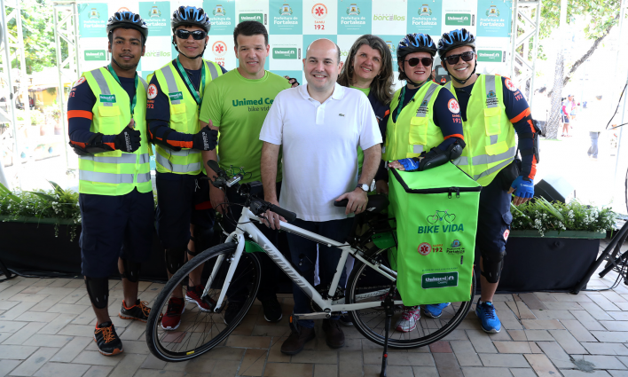 PROJETO BIKE VIDA MELHORA O ATENDIMENTO DE EMERGÊNCIA NAS PRAIAS DE FORTALEZA 