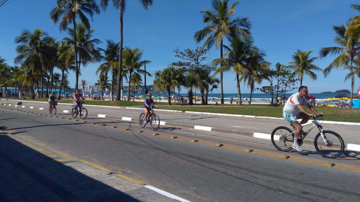 CICLISTAS TEM 320 KM DE FAIXAS EXCLUSIVAS NA BAIXADA SANTISTA