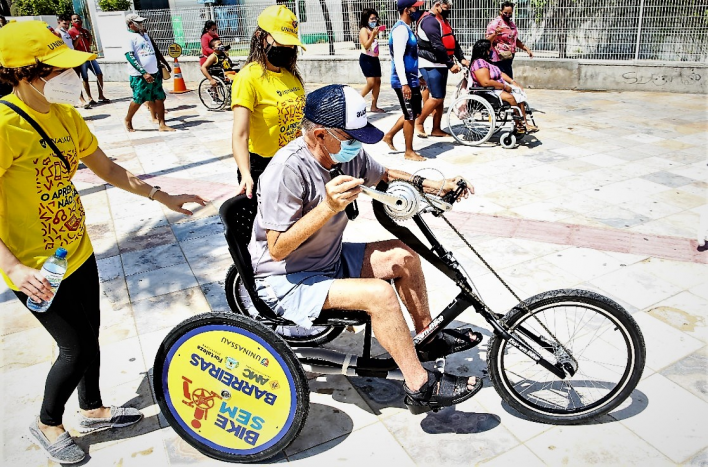 FORTALEZA PROMOVE INCLUSÃO COM O PROJETO BIKE SEM BARREIRAS